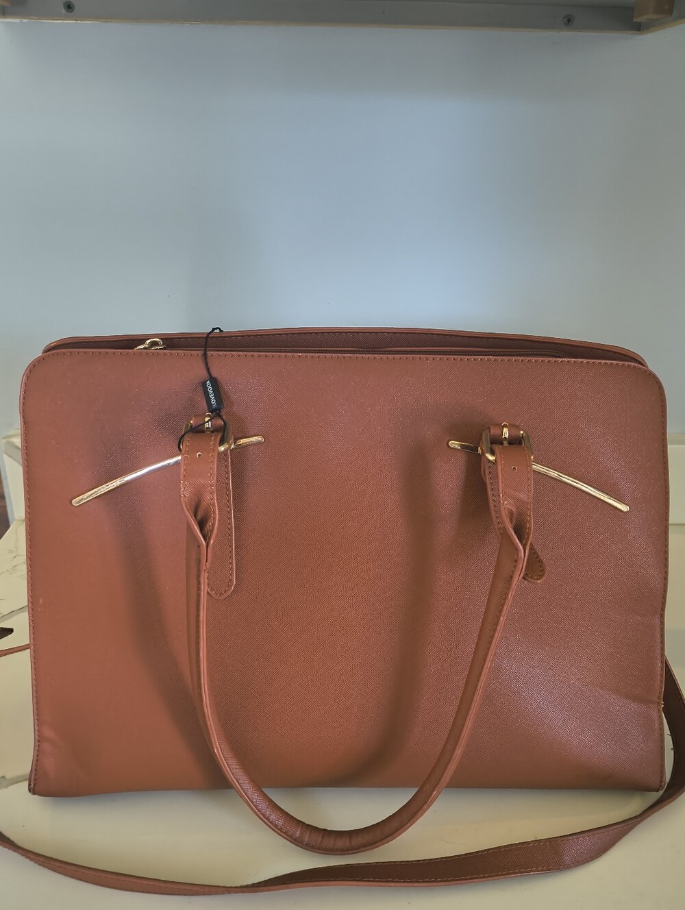 Stylish Women's Tote Bag in Rust